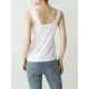 Casual Simple 6 Colors Square-Neck Sleeveless Vest Casual Simple 6 Colors Square-Neck Sleeveless Vest