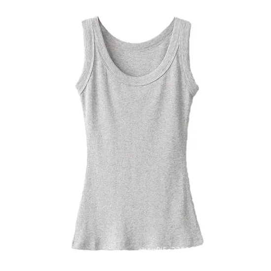 5 Colors Simple Solid Color Sleeveless Vest Top 5 Colors Simple Solid Color Sleeveless Vest Top