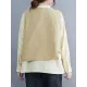Original Stand Collar Long Sleeves T-Shirt Top&Buttoned Vest Outwear 2 Pieces Set Original Stand Collar Long Sleeves T-Shirt Top&Buttoned Vest Outwear 2 Pieces Set