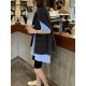 Simple Split-Joint Solid Color Denim Vest Outerwear Simple Split-Joint Solid Color Denim Vest Outerwear