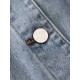 Simple Split-Joint Solid Color Denim Vest Outerwear Simple Split-Joint Solid Color Denim Vest Outerwear