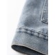 Simple Split-Joint Solid Color Denim Vest Outerwear Simple Split-Joint Solid Color Denim Vest Outerwear