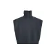 Buttoned Loose Sleeveless High Neck Vest Top Sweater Buttoned Loose Sleeveless High Neck Vest Top Sweater
