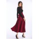 Vintage Pleated Flared Pockets Lace Up Bow Plus Size Slit Long Maxi Skirt Vintage Pleated Flared Pockets Lace Up Bow Plus Size Slit Long Maxi Skirt