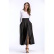 Vintage Pleated Flared Pockets Lace Up Bow Plus Size Slit Long Maxi Skirt Vintage Pleated Flared Pockets Lace Up Bow Plus Size Slit Long Maxi Skirt