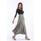 Vintage Pleated Flared Pockets Lace Up Bow Plus Size Slit Long Maxi Skirt Vintage Pleated Flared Pockets Lace Up Bow Plus Size Slit Long Maxi Skirt