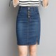 Short Denim Skirts Bandage Jeans With High Waist