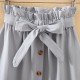 Button High Waist Female Pleated School Skirt Button High Waist Female Pleated School Skirt