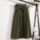 Button High Waist Female Pleated School Skirt Button High Waist Female Pleated School Skirt