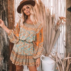 Boho Hippie Gypsy Print Skirt or Blouse or set