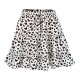 Fashion Boho Ruffled Floral Print Beach Short Skirt